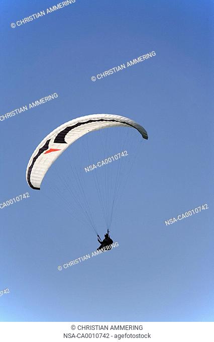 Paraglider and windsock