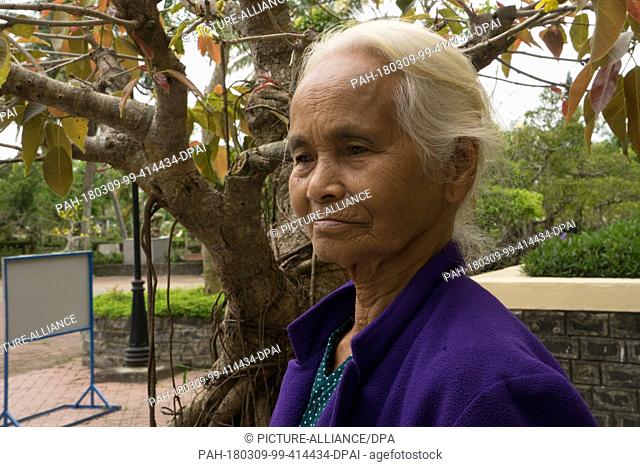 09.03.2018, Vietnam, Son My: Pham Thi Thuan, 80, My Lai massacre survivor. Photo: Bennett Murray/dpa. - Son My/Quang Ngai/Vietnam