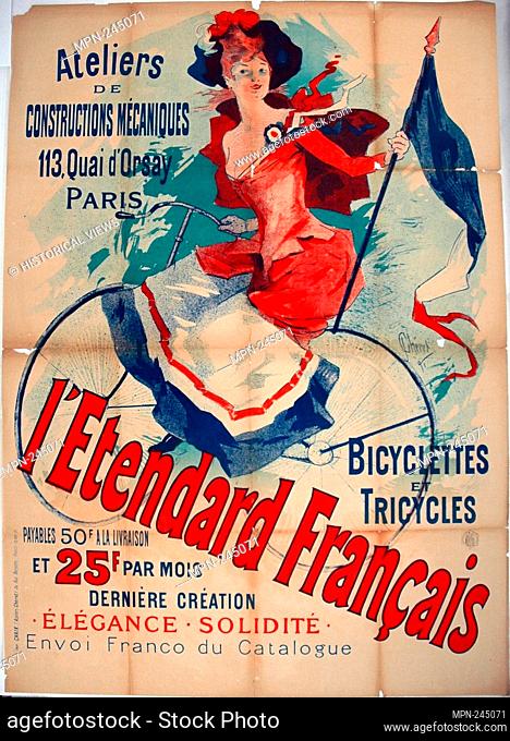 l'Etendard Francais - 1891 - Jules Chéret, (French, 1836-1932) printed by Imprimerie Chaix - Artist: Jules Chéret, Origin: France, Date: 1891