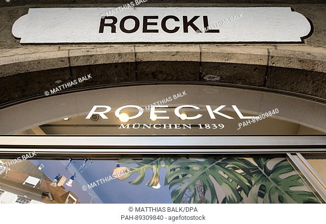 A store of glove and accessory manufacturer Roeckl seen on Sendlinger Strasse (lit. Sendling Street) in Munich, Germany, 25 March 2017