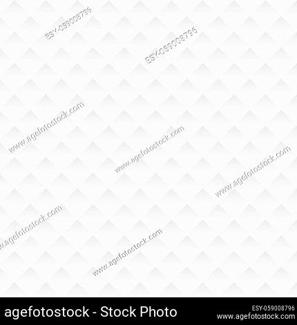 Abstract white background with many identical rhombuses - Vector illustration