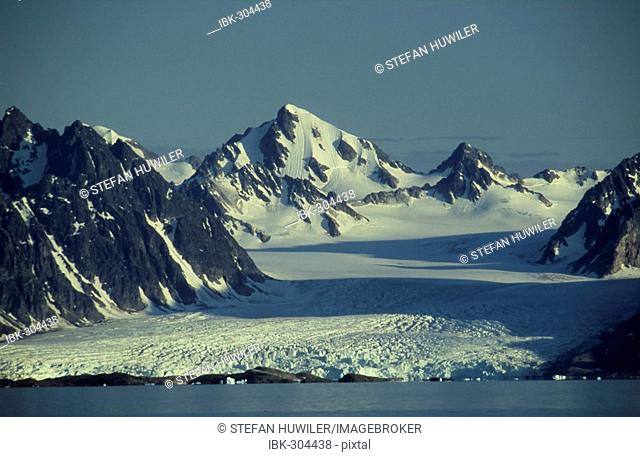 Glacier, Spitsbergen, Svalbard, Arctic, Norway