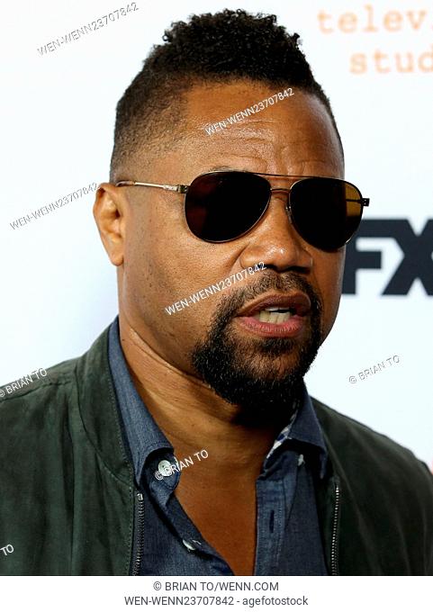 Celebrities attend ""The People v. O.J. Simpson: American Crime Story"" red carpet event at The Theatre at Ace Hotel. Featuring: Cuba Gooding Jr