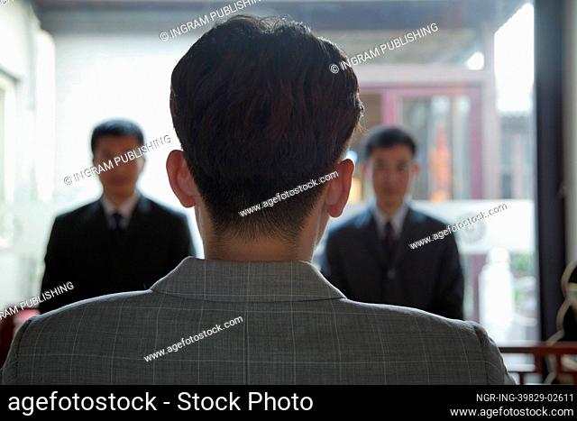 Back of Businessman&rsquo;s Head