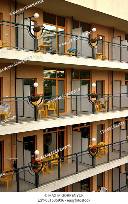 hotel and balconi
