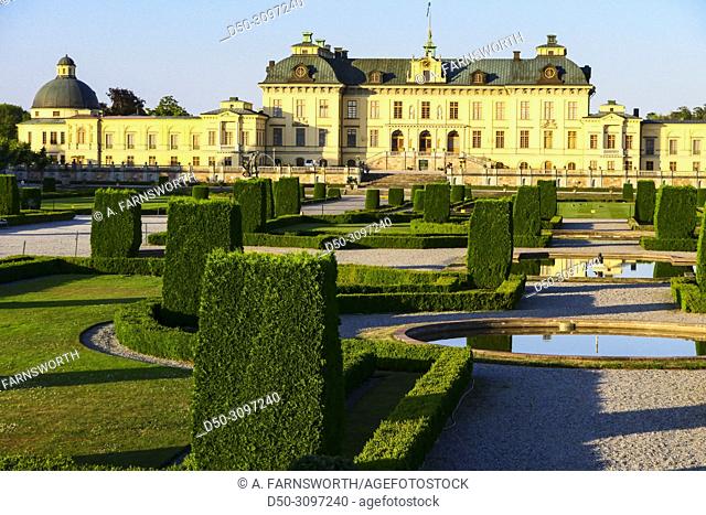 Stockholm, Sweden The grounds and park at the Royal Palace, Drottningholm