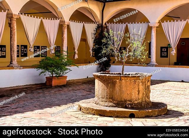 PIENZA, TUSCANY/ITALY - MAY 18 : Old convent now an Hotel in Pienza on May 18, 2013