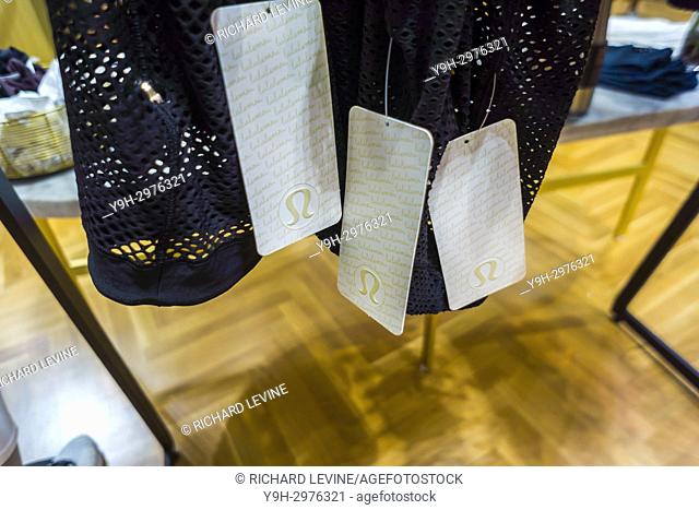 The Lululemon Athletica store in the on Fifth Avenue in New York on Thursday, August 3, 2017. The athleisure apparel company is reported to have signed a...