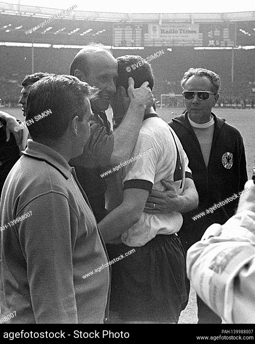 25 years ago, on February 23, 1996, Helmut SCHOEN died, final final of the Soccer World Cup 1966 in London's Wembley Stadium England - Federal Republic of...
