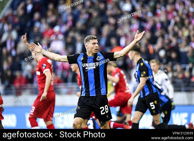Club's Ignace Van Der Brempt pictured during a soccer match between Royal Antwerp FC and Club Brugge KV, Sunday 24 October 2021 in Antwerp