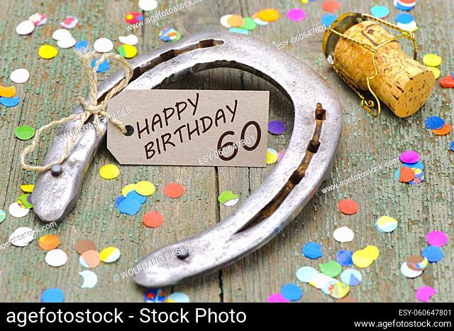 happy congratulations to the 60th birthday