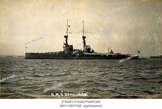 HMS Vanguard, British St Vincent class dreadnought battleship