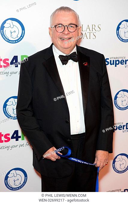 Celebrities attend Battersea Dogs & Cats Home's annual fundraising event, Collars & Coats Gala Ball 2017 Featuring: Christopher Biggins Where: London