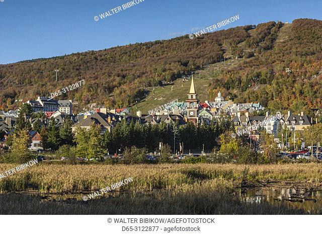 Canada, Quebec, The Laurentians, Mont Tremblant, Mont-Tremblant Ski Village, autumn