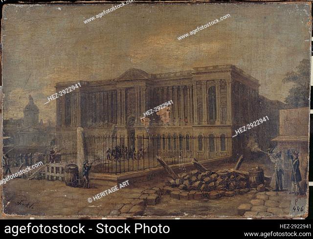 Attack on the Louvre, July 29, 1830. Creator: Unknown