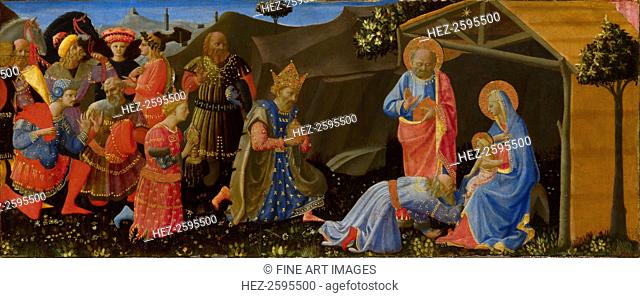 The Adoration of the Magi, c. 1433-1434. Found in the collection of the National Gallery, London