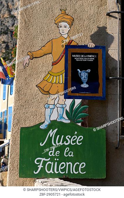 Museum of Faience Pottery, Moustiers-Sainte-Marie, Provence, France