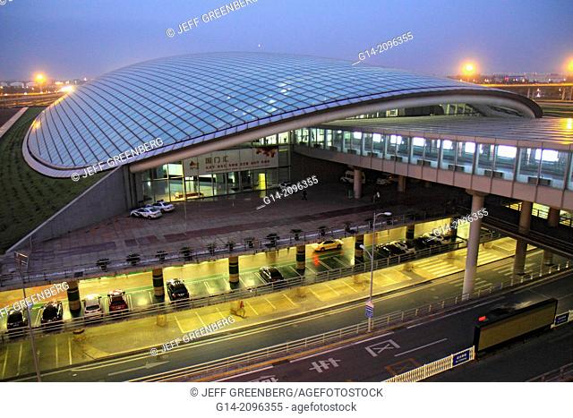 China, Beijing, Beijing Capital International Airport, PEK, Express Train Station, Terminal 3, T3,