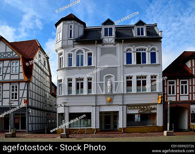 The Old Town of Gifhorn, Lower Saxony, Germany. Die Altstadt von Gifhorn, Niedersachsen, Deutschland