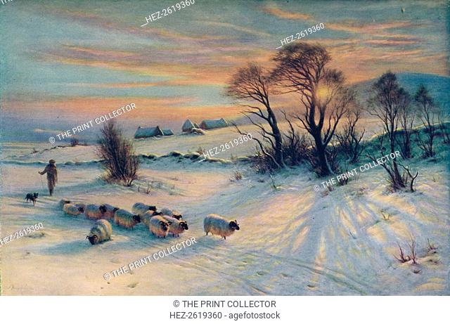The Winter's Glow, 19th century, (1913). Artist: Joseph Farquharson
