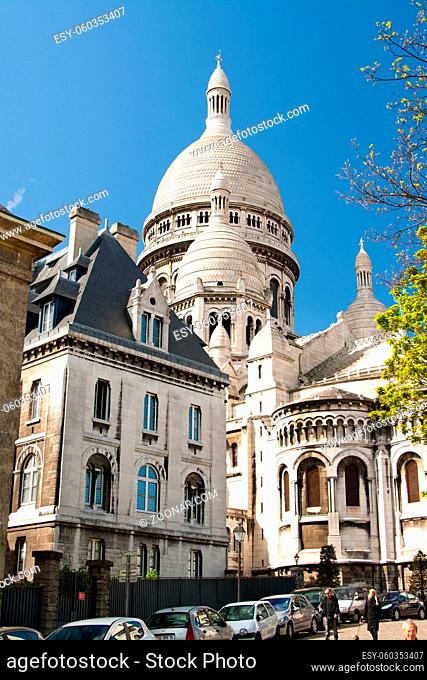 Sacre Ceure cathedral in Paris montmartre