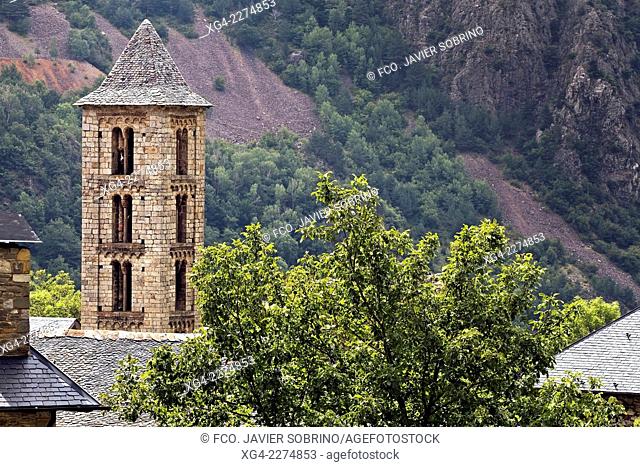 Romanesque church of Santa Eulalia – Erill la Vall - Vall de Boi - Pyrenees - Lleida Province - Catalonia - Cataluña - Spain