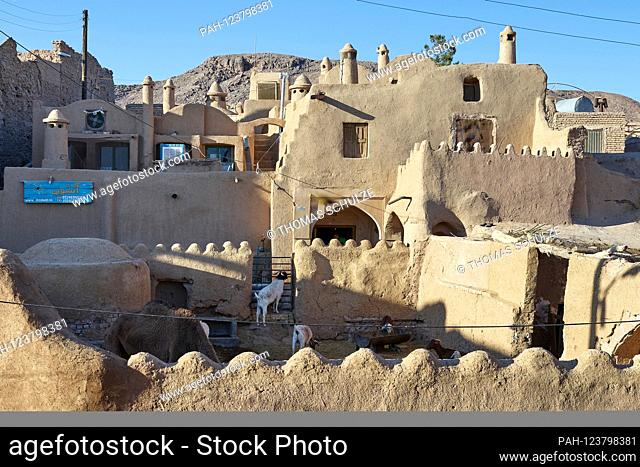 The Ateshonni Guesthouse in the oasis town of Garmeh in the desert Dasht-e Kavir in Iran, taken on November 14th, 2017. It is operated by Maziar Aledavood