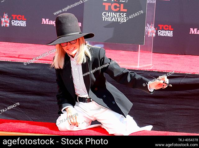 Diane Keaton at Diane Keaton Hand- and Footprint Ceremony held at the TCL Chinese Theater in Hollywood, USA on August 11, 2022