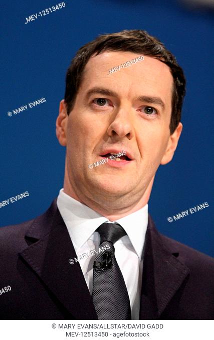 George Osborne MP Chancellor Of The Exchequer Conservative Party Conference 2014 Icc, Birmingham, England 28 September 2014