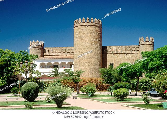 Parador de turismo, old Duques de Feria Alcázar. XV-XVIth centuries. Zafra. Badajoz province. Extremadura. Spain