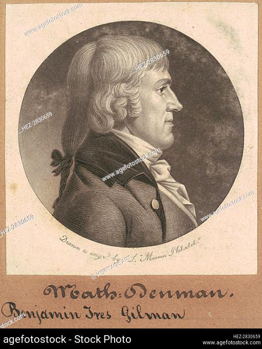 Benjamin Ives Gilman, 1801. Creator: Charles Balthazar Julien Févret de Saint-Mémin