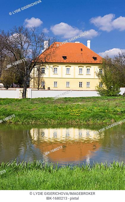 Chateau built in 1642, now building of Masaryk Museum, Castle Square No. 27, Hodonín, Hodonín district, South Moravia region, Czech Republic, Europe