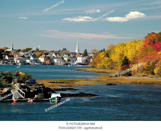 Portsmouth, NH, New Hampshire, Portsmouth Harbor, Piscataqua River, scenic view of Portsmouth