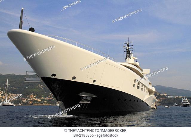 Palladium, cruiser, built by Blohm and Voss GmbH, 96 m, built in 2010, Monaco, French Riviera, Mediterranean Sea, Europe
