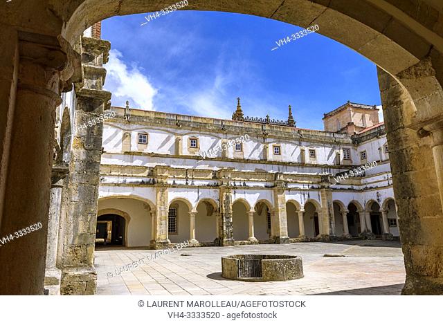 Cloister of Micha, Convent of Christ in Tomar, Santarem District, Centro Region, Portugal, Europe