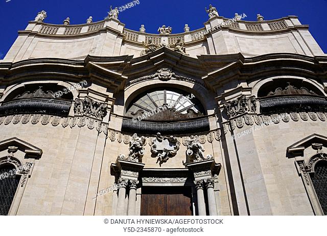 Italy, Sicily, Catania, World Heritage Site, Piazza del Duomo, Badia di Sant'Agata church