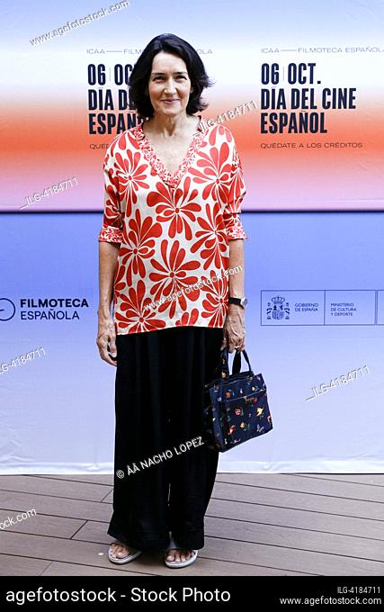 Angeles Gonzalez-Sinde attended Filmoteca Española Celebra el dia del Cine Español Photocall at Cine Dore on October 7, 2023 in Madrid, Spain