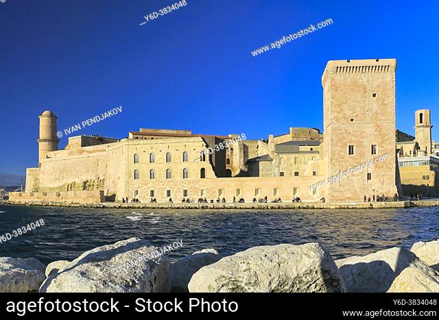 Fort Saint-Jean, Marseille, Provence-Alpes-Cote d'Azur, France