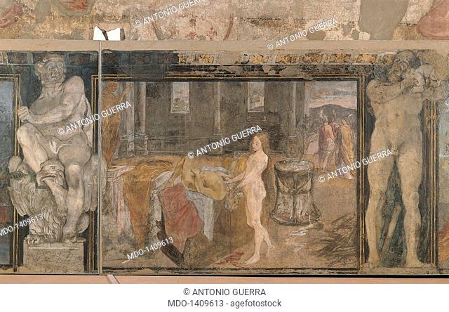 Rejuvenation of Aeson (Il ringiovanimento di Esone ad opera di Medea), by Ludovico Carracci, 1584, 16th Century, fresco, 150 x 250 cm