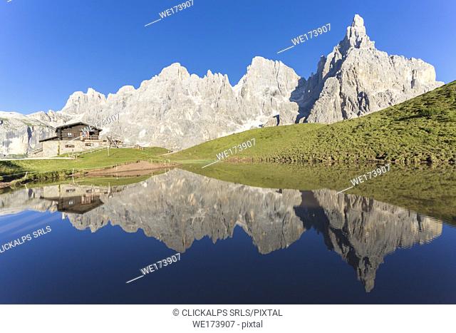 Pale di san Martino, Dolomites, rolle pass, trento province, trentino alto adige, italy