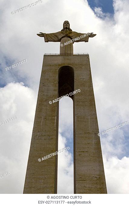 The Cristo Rei is a large statue of Jesus Christ that is in the city of Almada in Portugal