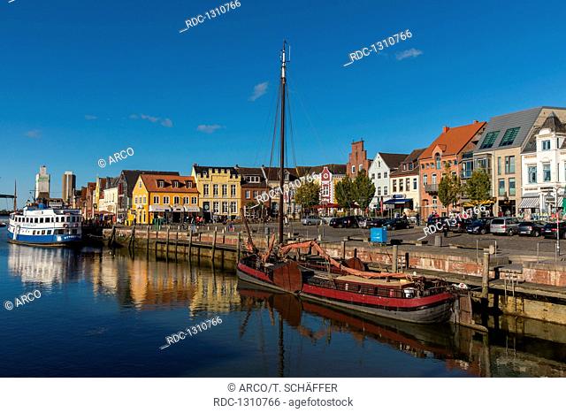 Old Town, Husum, Nordfriesland, Schleswig-Holstein, Germany