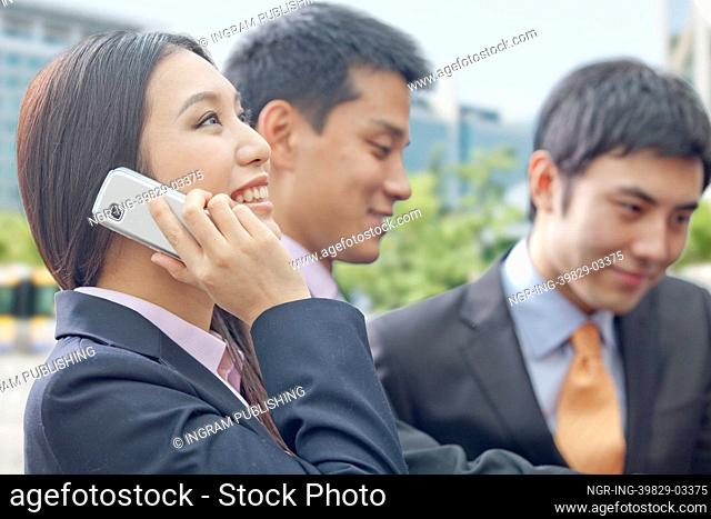Businesswoman on the Phone