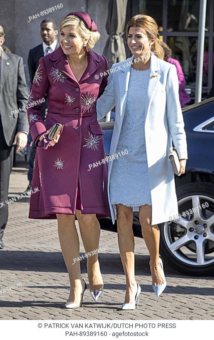 Queen Maxima of The Netherlands and Juliana Awada visit the Mauritshuis museum in The Hague, The Netherlands, 28 March 2017