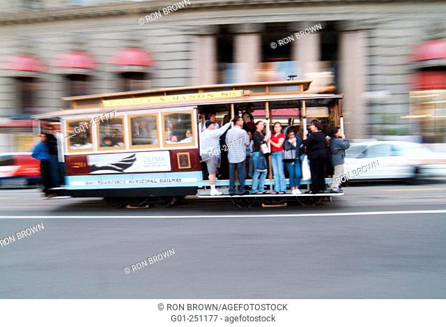 Cable car. San Francisco. CA. USA