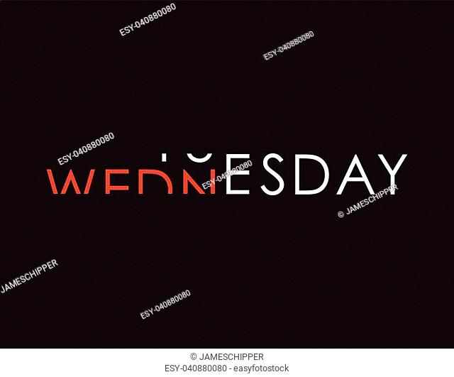 tuesday to wednesday turning text