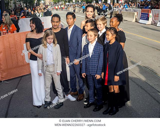 42nd Toronto International Film Festival - 'First They Killed my Father' - Premiere Featuring: Loung Ung, Vivienne Jolie-Pitt, Maddox Jolie-Pitt, Pax Jolie-Pitt