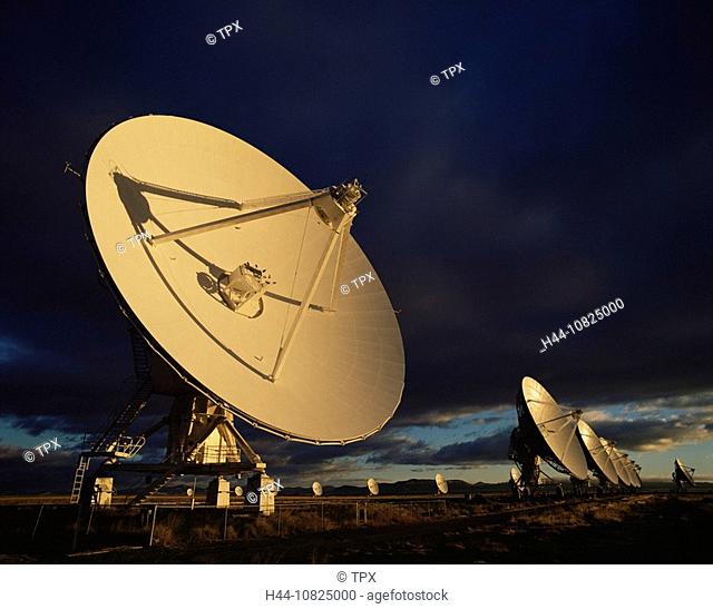 USA, America, United States, North America, New Mexico, Socorro, VLA, Very Large Array, Antennae, Astronomy, Antenna D