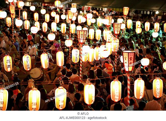 Japanese traditional Bon Odori festival
