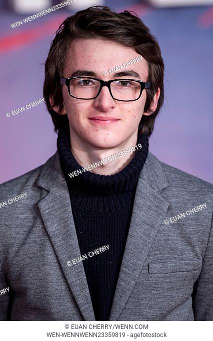 Cast and Director attend the UK Premiere of ""The Revenant"" at Empire cinemas in London. Featuring: Isaac Hempstead Wright Where: London